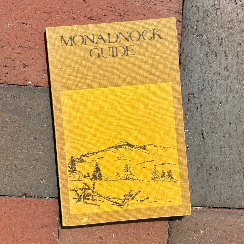 1970 Monadnock Guide New Hampshire Mountain Trail Maps Hiking Summit Hiker NH